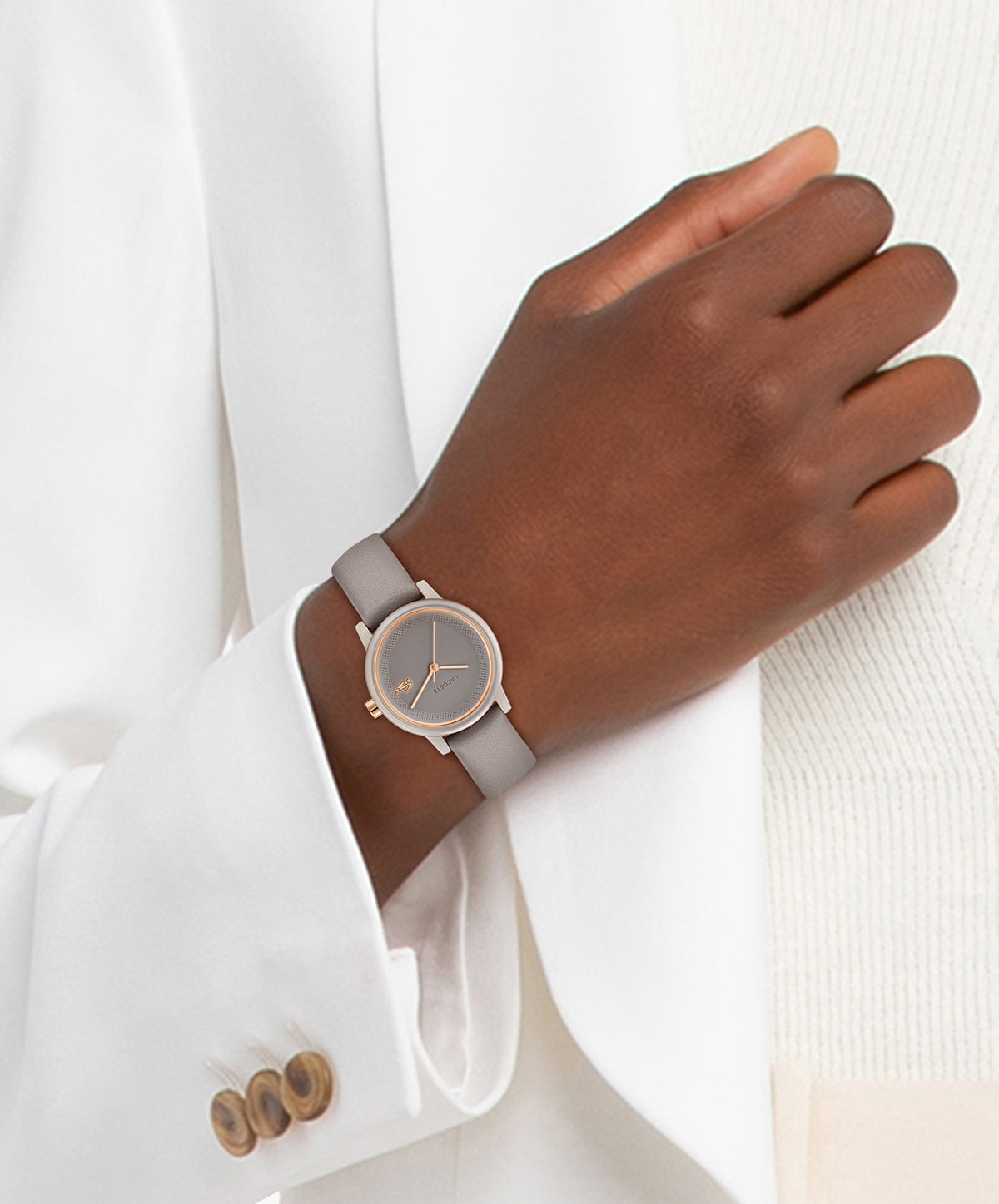 Lacoste LACOSTE.12.12 SWIFT 28 mm Silver Dial Women Watch- 2001438