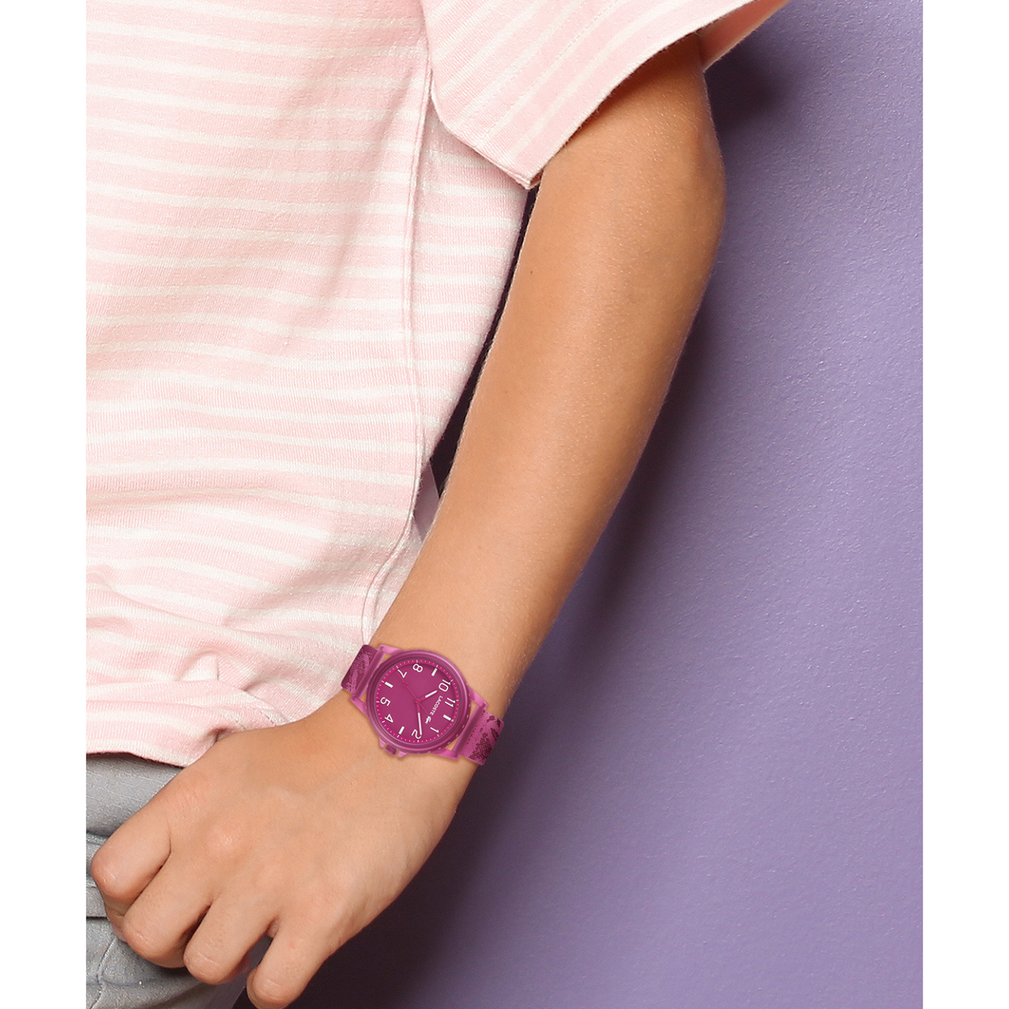 Lacoste RIDER 36 mm Pink Dial Unisex Watch- 2020156