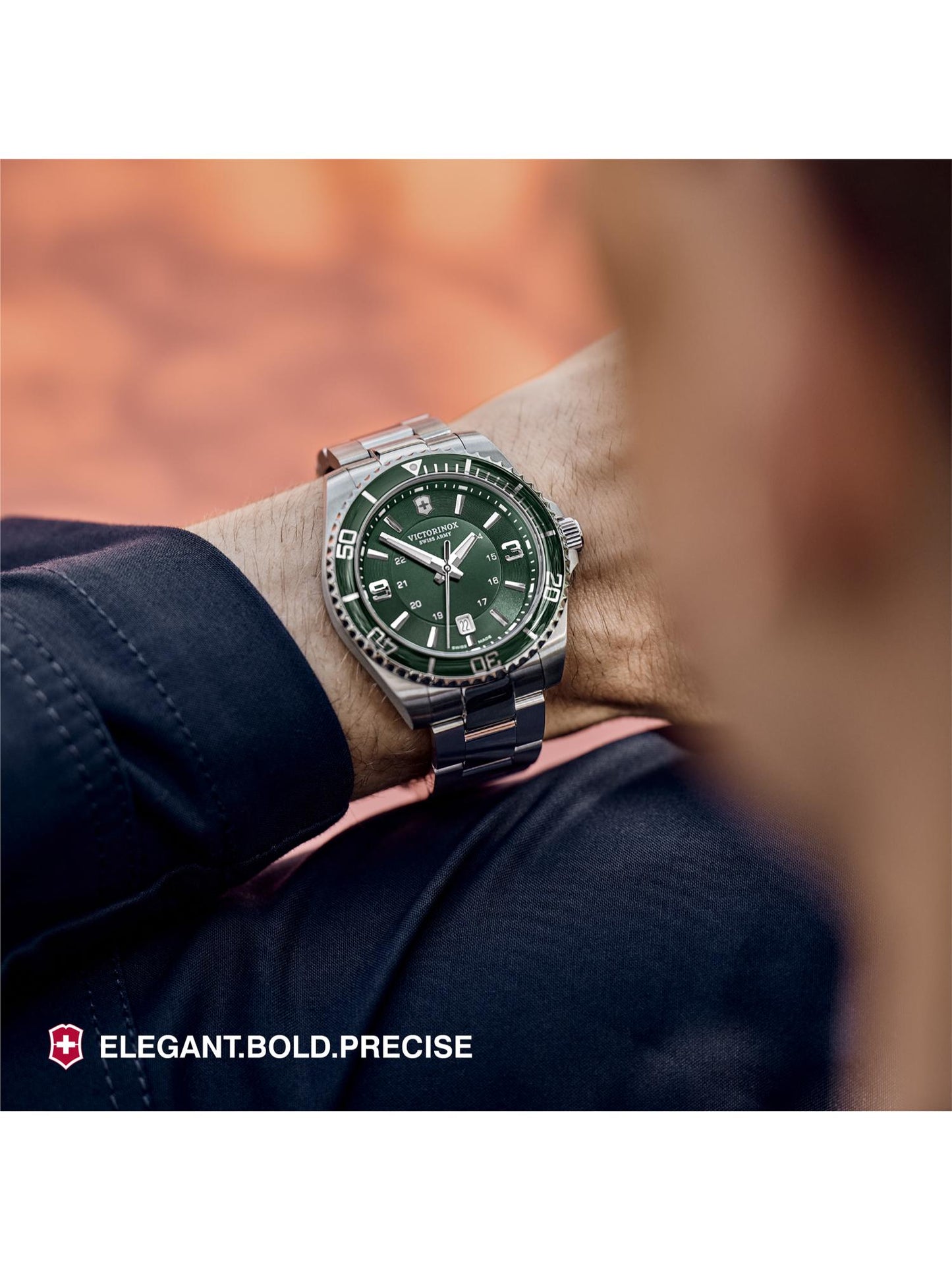 Victorinox Men 43 mm Size Green Dial Maverick Watch - 241934