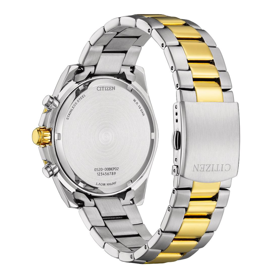 Citizen Green Dial 46.4 mm Quartz Chronograph Men Watch- AN8234-58X
