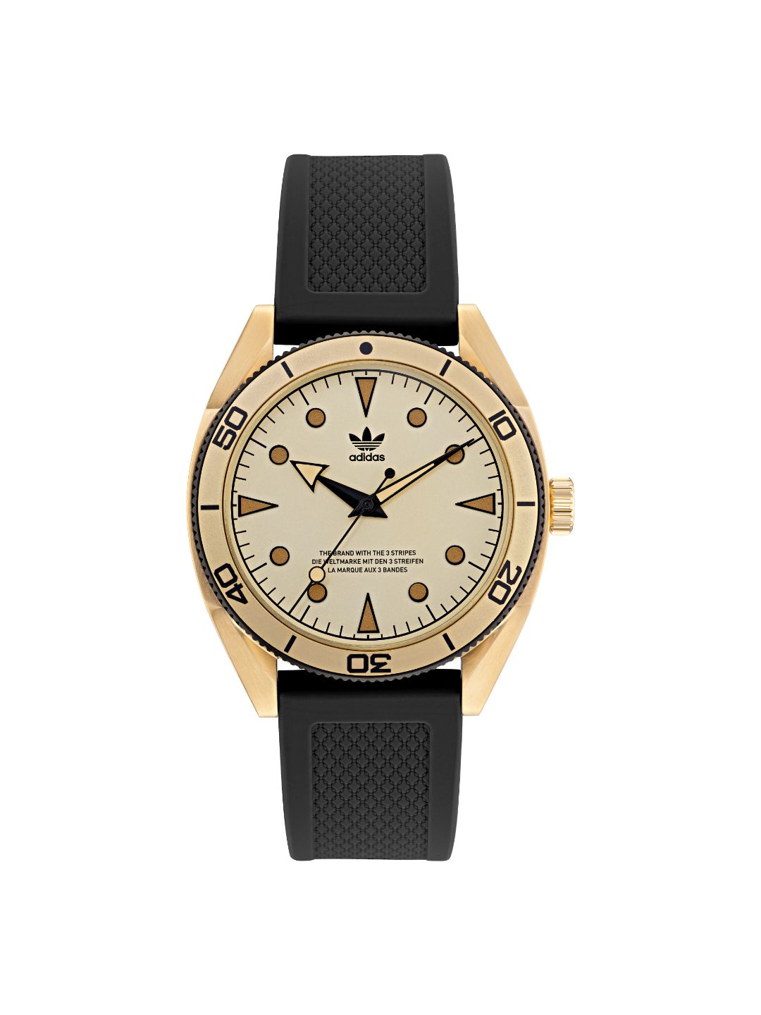Adidas Originals Gold Dial Unisex Watch - AOFH22002