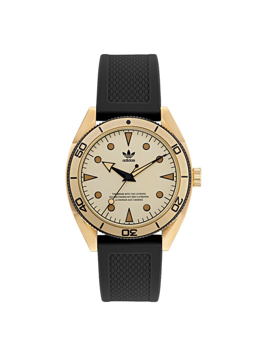 Adidas Originals Gold Dial Unisex Watch - AOFH22002