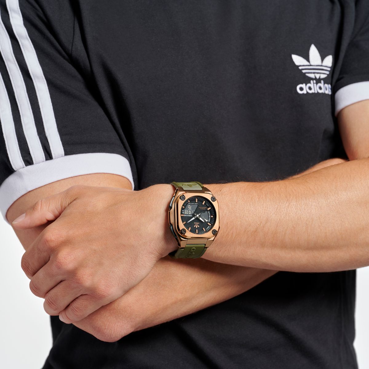 Adidas Originals Black Dial Unisex Ani-Digi Watch - AOFH23502