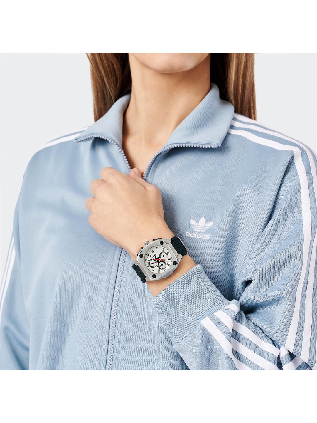 Adidas Originals AO Fashion 45 mm Silver-Tone Dial Unisex Analog Watch -AOFH24017