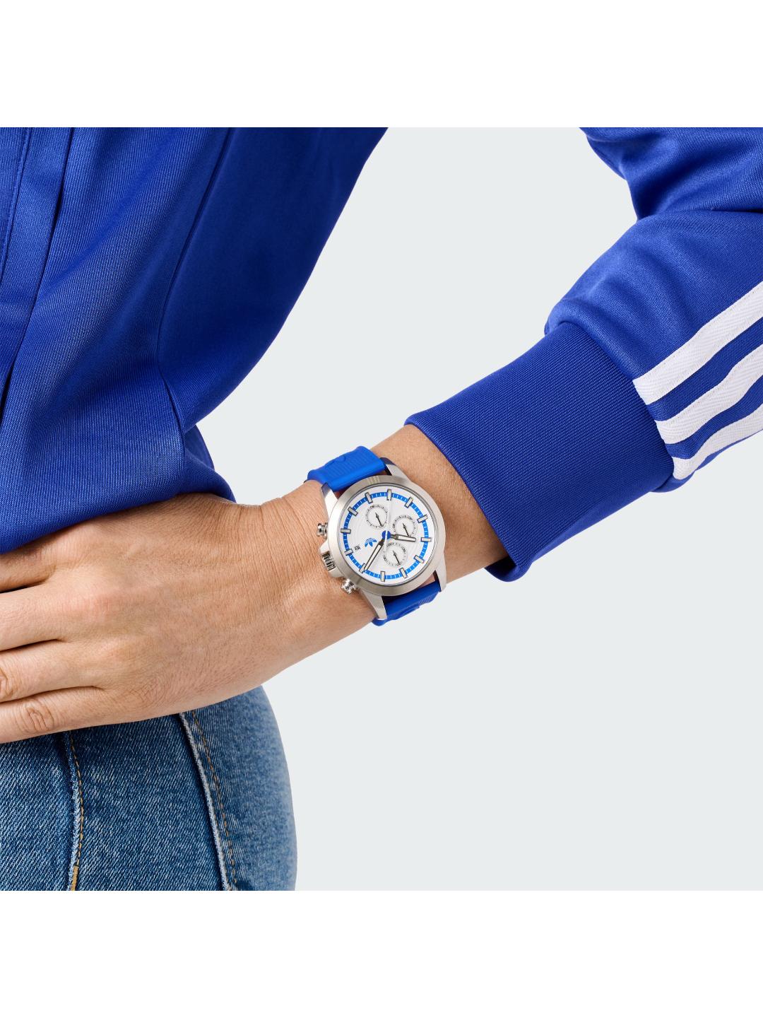 Adidas Originals AO Fashion 43 mm White Dial Unisex Chrono Watch -AOFH24520