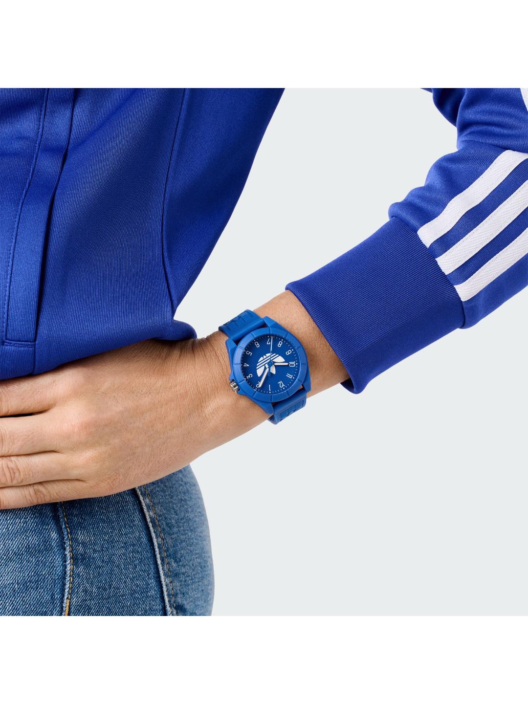 Adidas Originals AO Street 41 mm Blue Dial Unisex Analog Watch -AOST24571