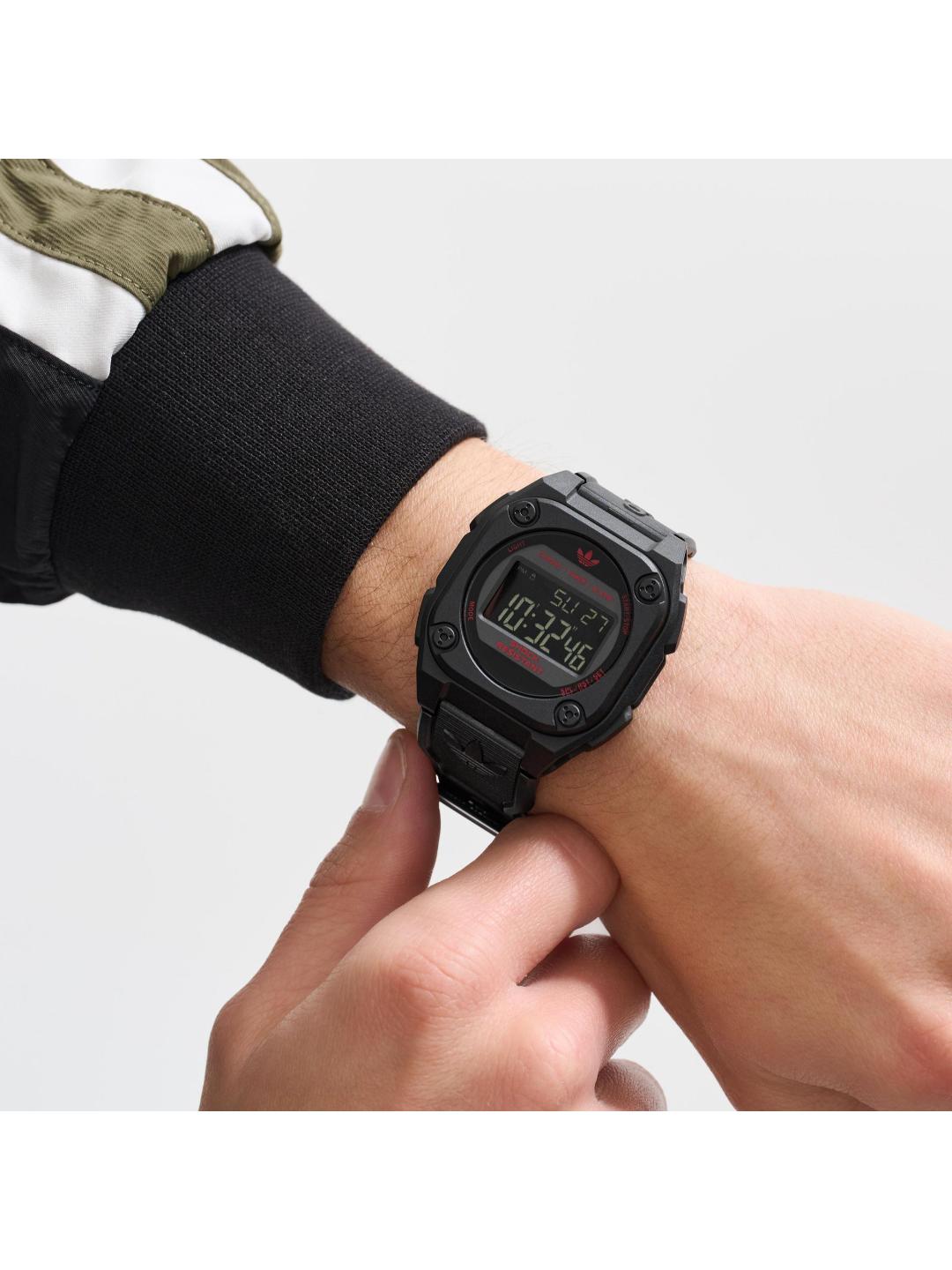 Adidas Originals AO Street 42 mm Digital Neg Display Dial Unisex Digital Watch -AOST25029