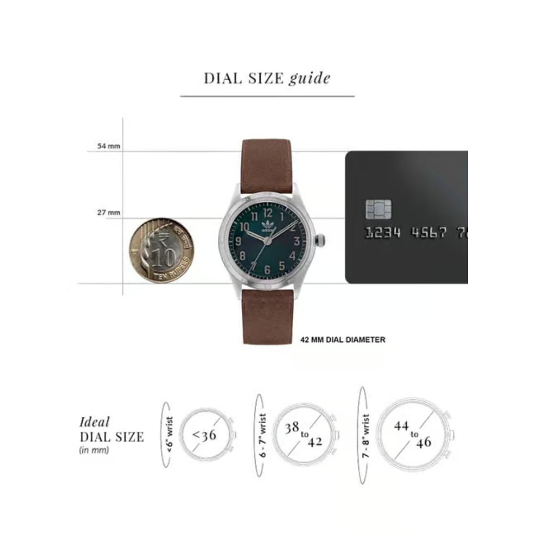 Adidas Originals Green Dial Unisex Watch - AOSY22527