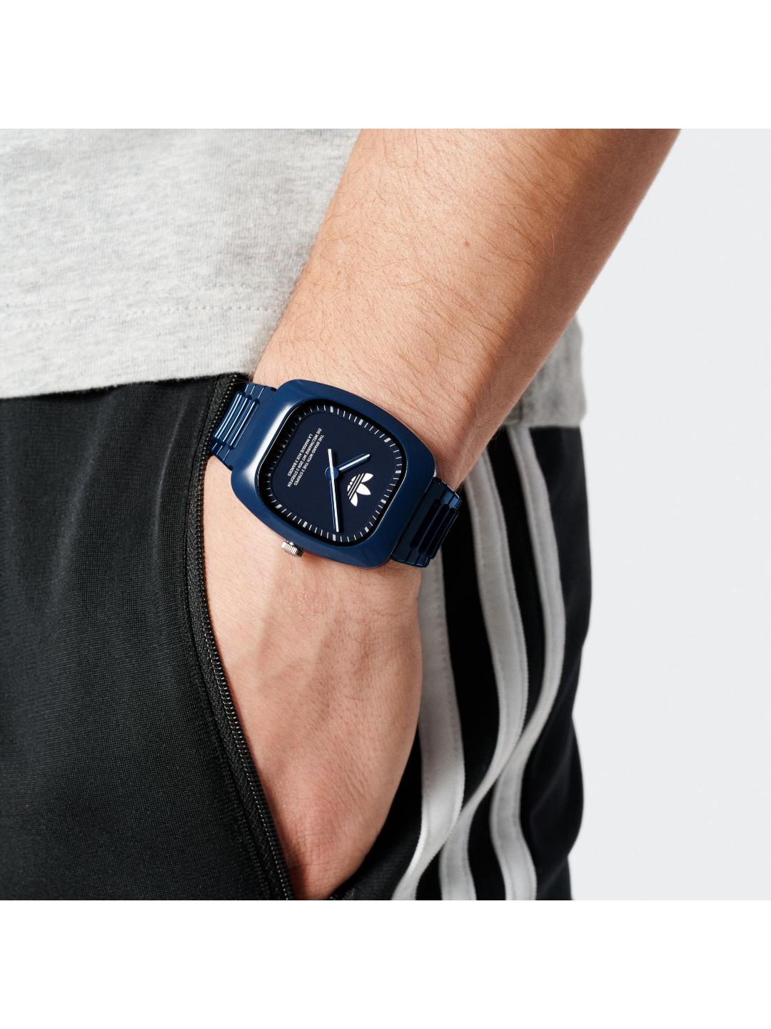Adidas Originals AO Style 37 mm Blue Dial Unisex Analog Watch -AOSY24029
