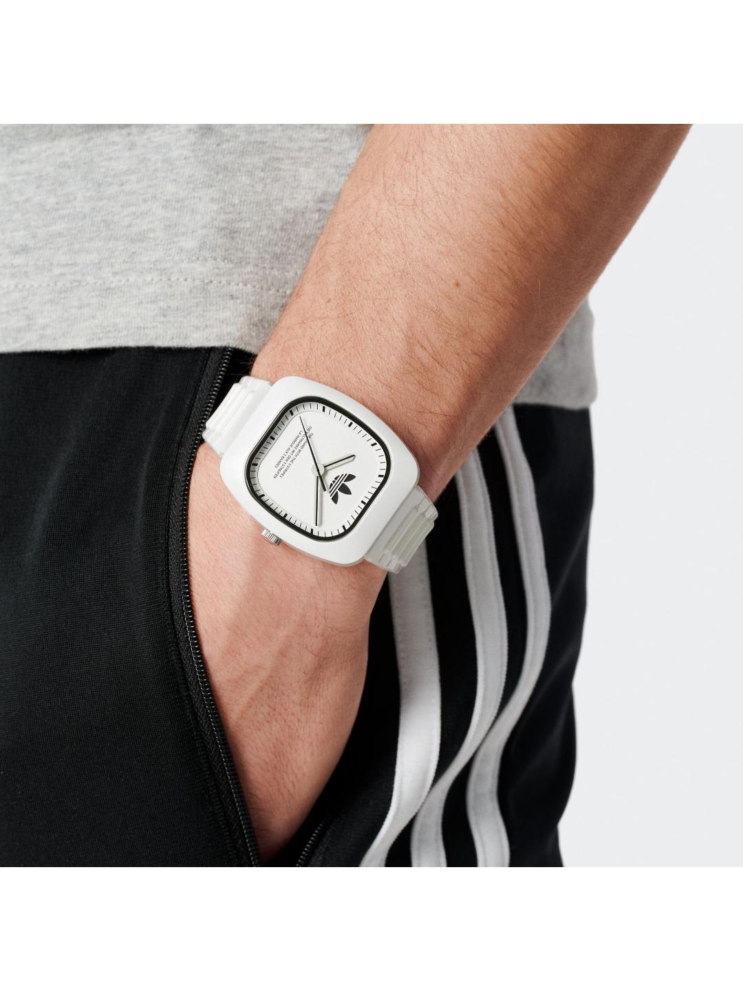 Adidas Originals AO Style 37 mm White Dial Unisex Analog Watch -AOSY24030