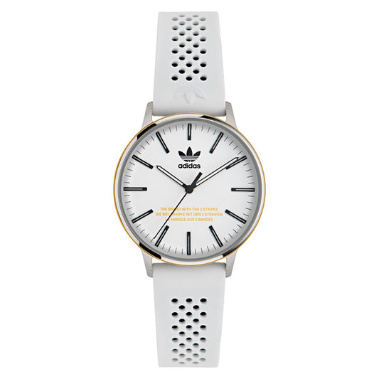 Adidas Originals White Dial Unisex Analog Watch - AOSY24046