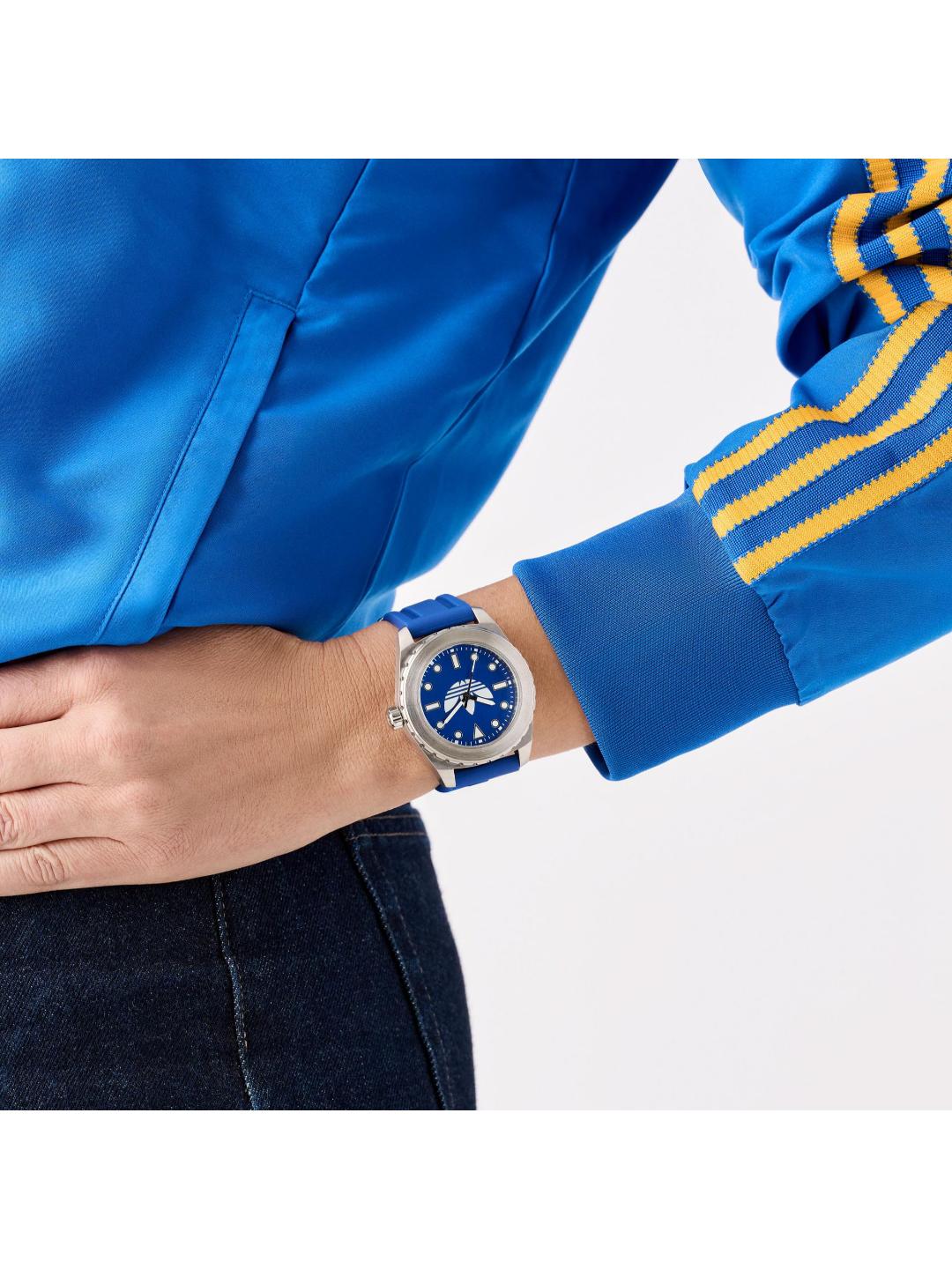 Adidas Originals AO Style 44 mm Blue Dial Unisex Analog Watch -AOSY25020