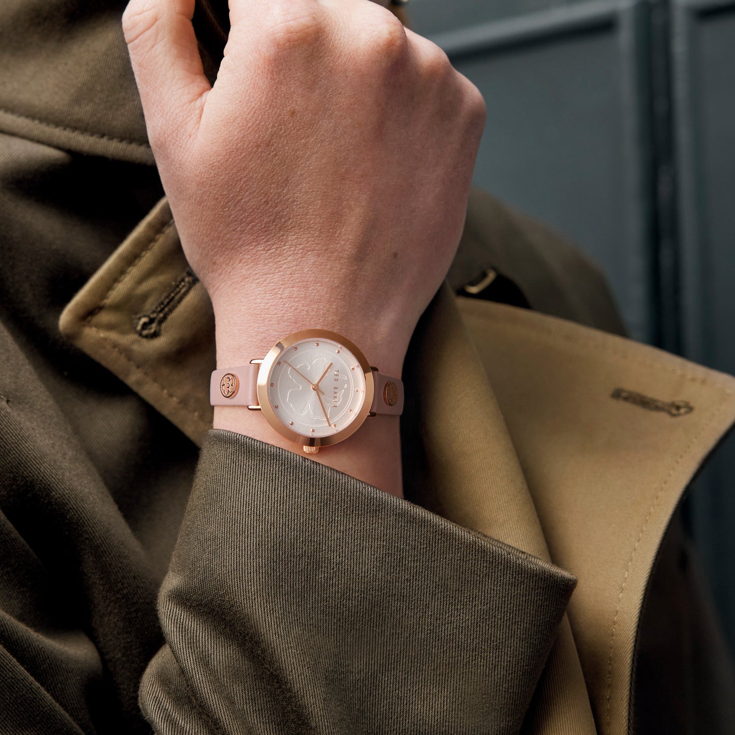 Ted Baker Silver-Tone Dial Women Watch - BKPAMF204