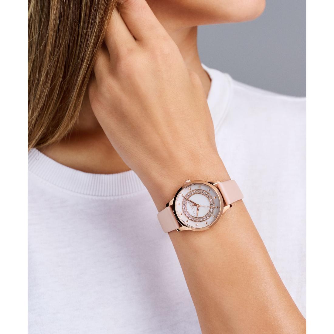 Ted Baker CLASSIC CHIC 34 mm Rose Gold Dial Women Analog Watch- BKPFZS409