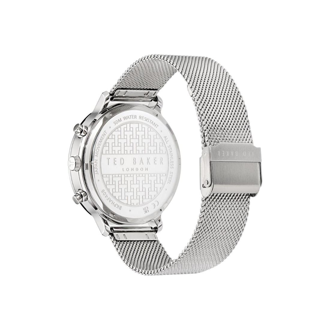 Ted Baker Haarvin 44 mm Silver-Tone Dial Men Analog Watch- BKPHAF408