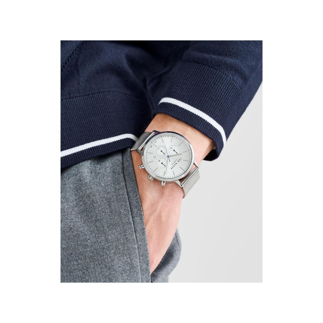 Ted Baker Haarvin 44 mm Silver-Tone Dial Men Analog Watch- BKPHAF408