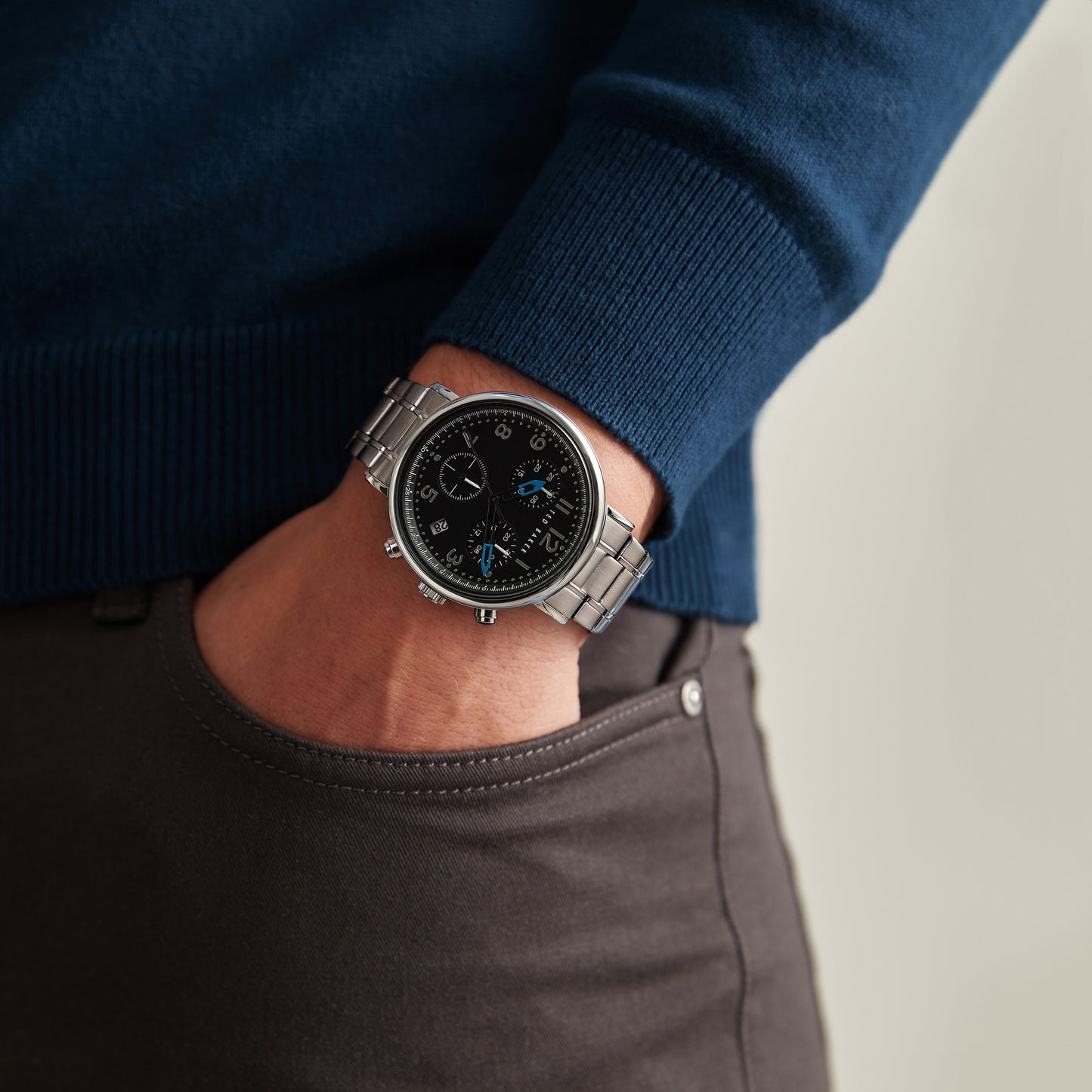 Ted Baker Black Dial Men Watch - BKPMMF122