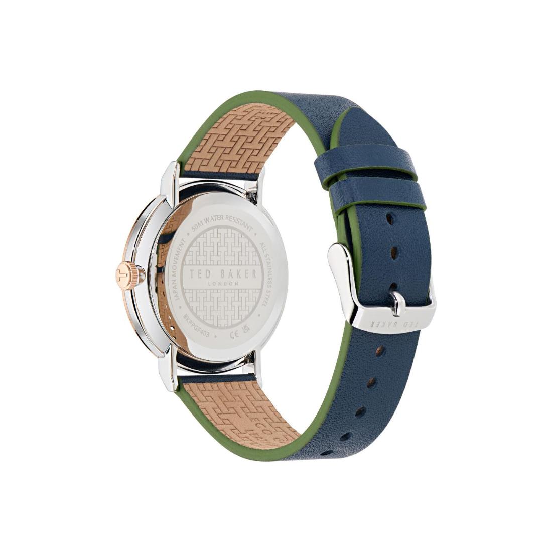 Ted Baker Phylipa Gents Timeless 41 mm Blue Dial Men Analog Watch- BKPPGF403
