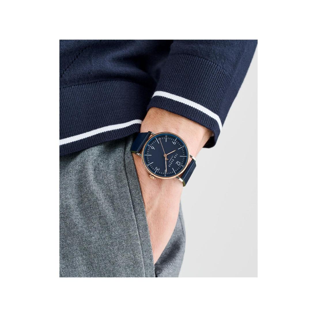 Ted Baker Phylipa Gents Timeless 41 mm Blue Dial Men Analog Watch- BKPPGF403