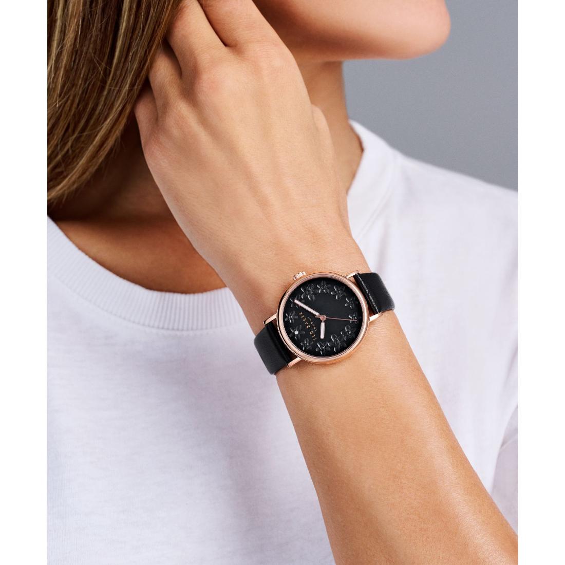 Ted Baker CLASSIC CHIC 37 mm Black Dial Women Analog Watch- BKPPHS402