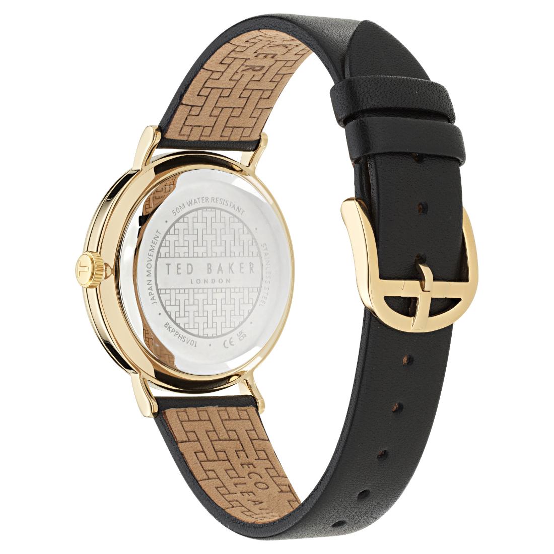 TED BAKER TB CLASSIC CHIC 37 MM BLACK DIAL WOMEN WATCH - BKPPHSV01