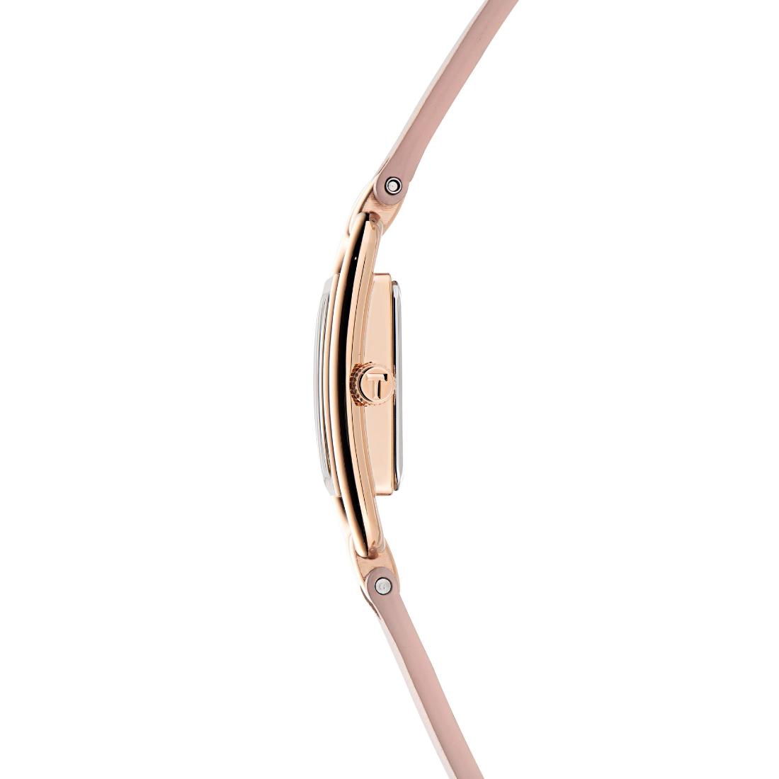 Ted Baker ICONIC 17 mm Rose Gold Dial Women Analog Watch- BKPTTS402