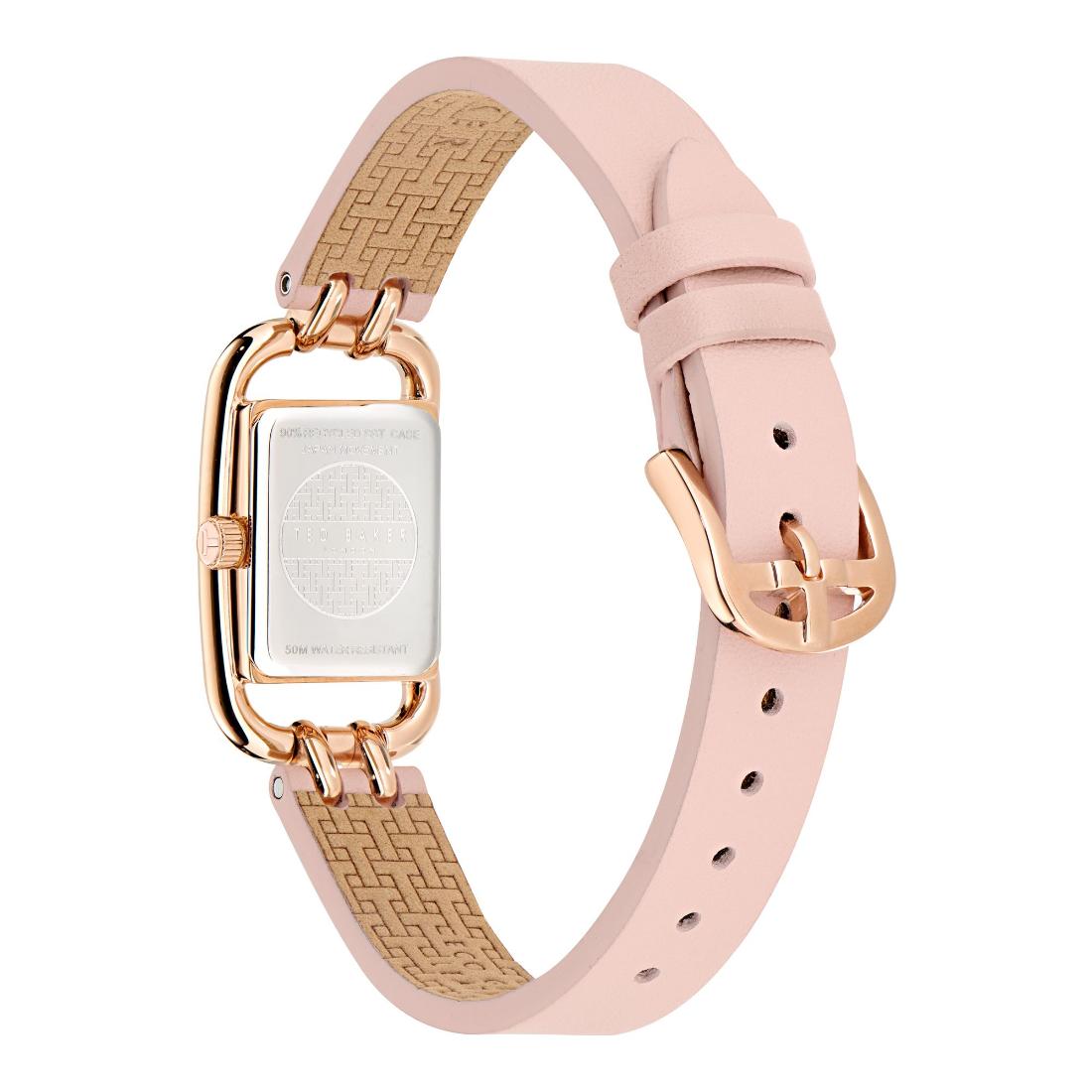 Ted Baker ICONIC 17 mm Rose Gold Dial Women Analog Watch- BKPTTS402