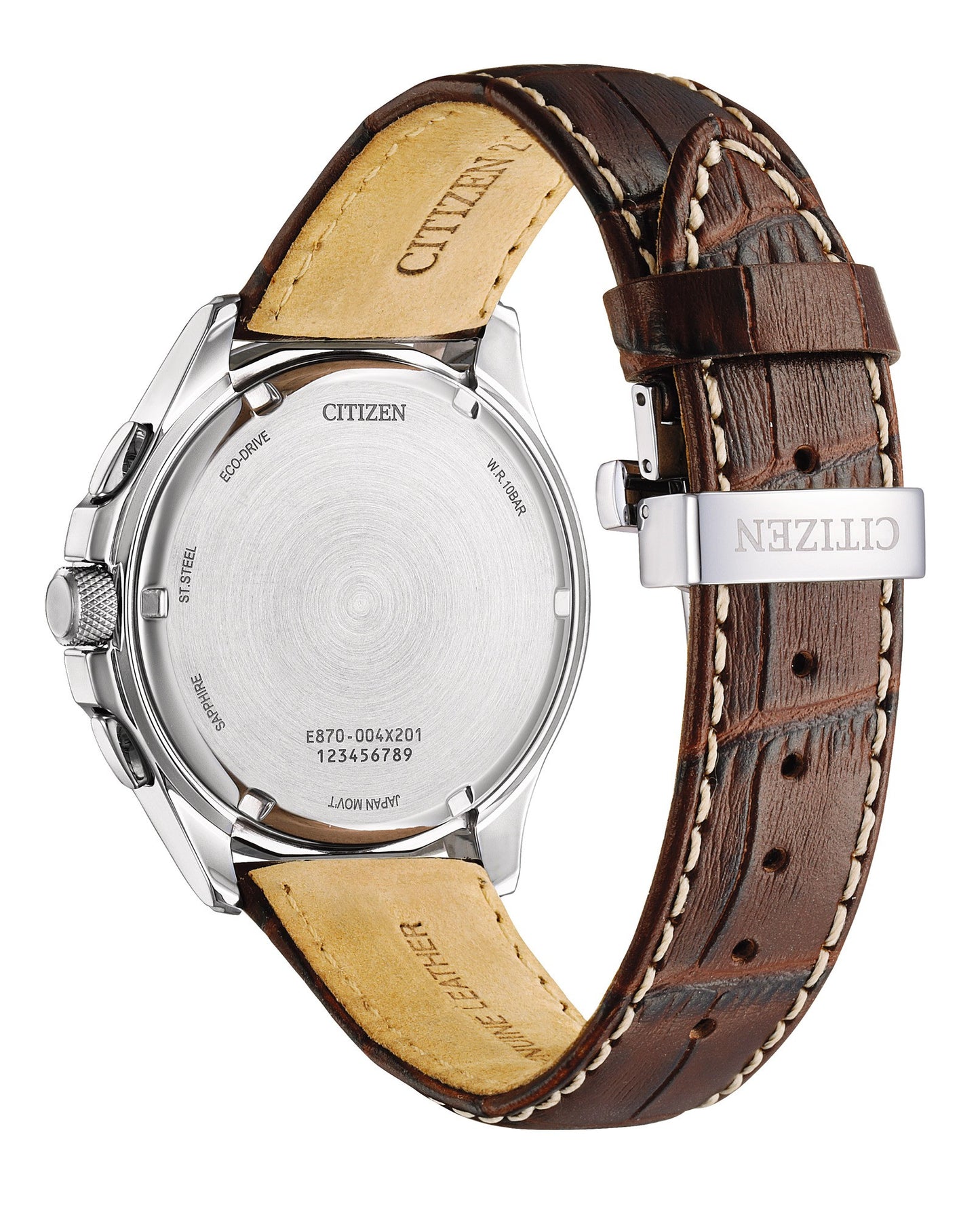 Citizen Eco drive Perpetual calender 42 mm Brown Dial Men Watch- BL8160-07X