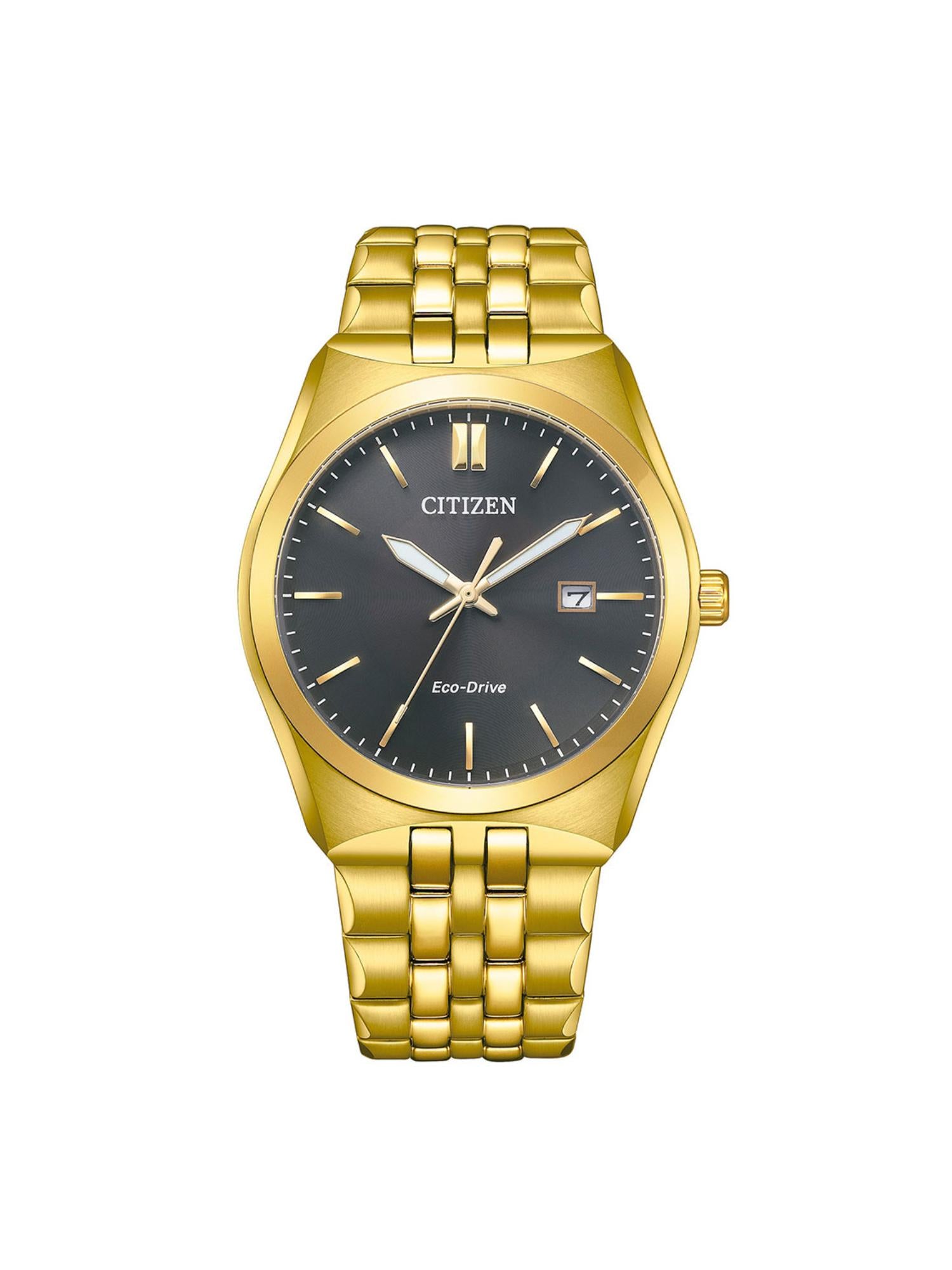 Citizen Eco Drive Corso Men 40 mm Size Black Dial Analog Watch