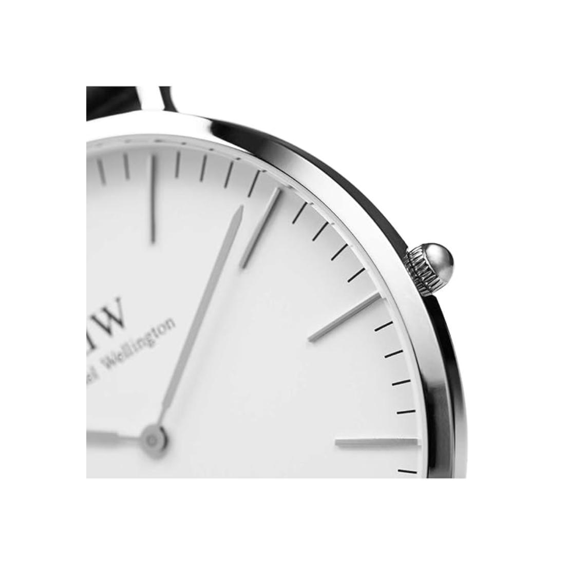 Daniel Wellington Men 40 mm Size White Dial Analogue Watch- DW00100021
