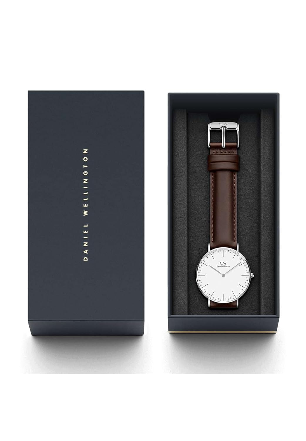 Daniel Wellington Unisex Classic 36 Bristol S White Watch - DW00100056