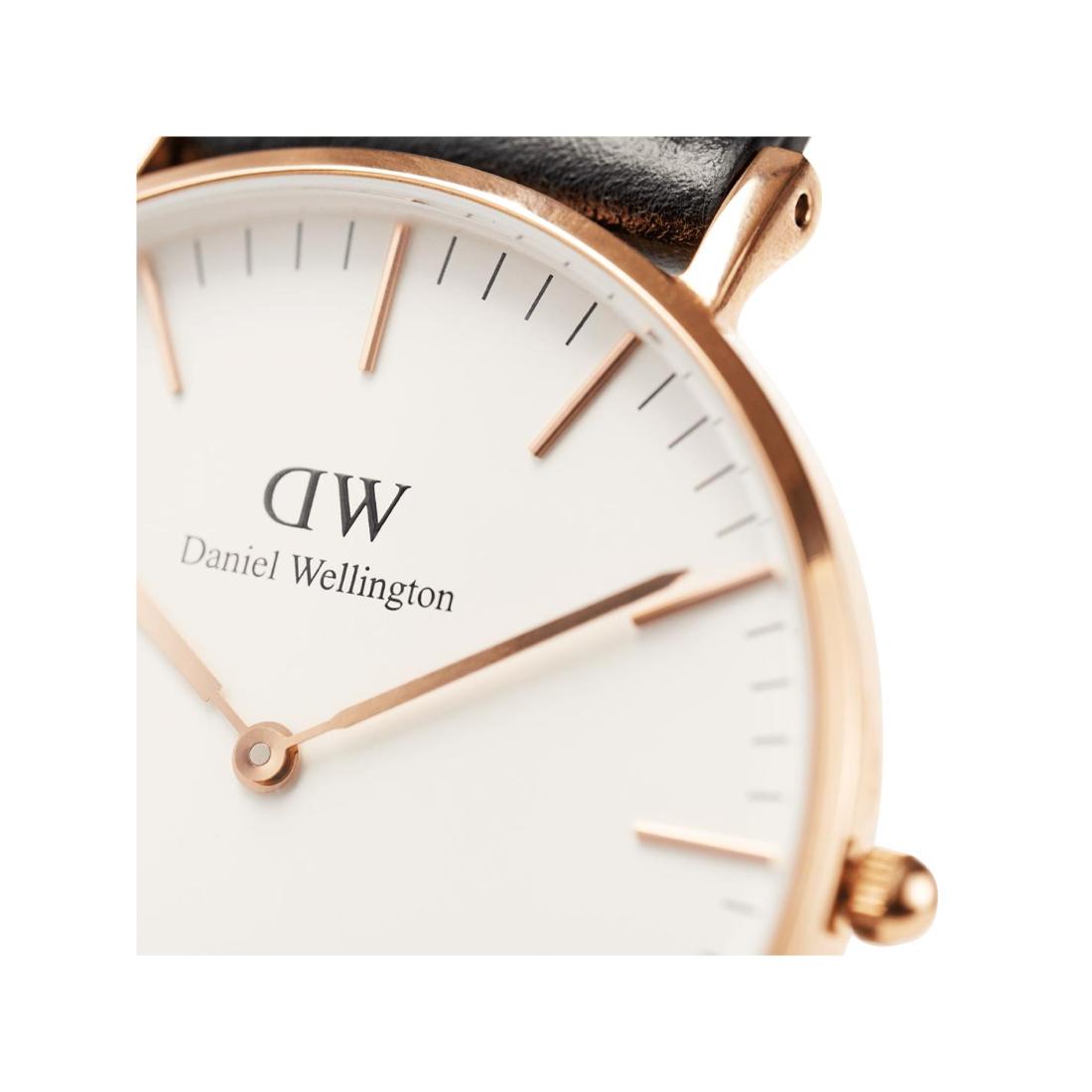 Daniel Wellington Classic 36 mm Rosewater RG White Unisex Watch- DW00100315