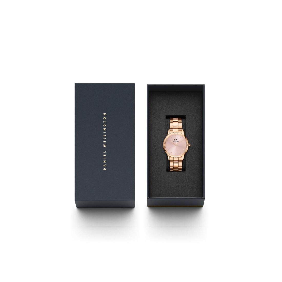 Daniel Wellington Iconic Link 32 mm RG Light Pink Women Watch- DW00100369