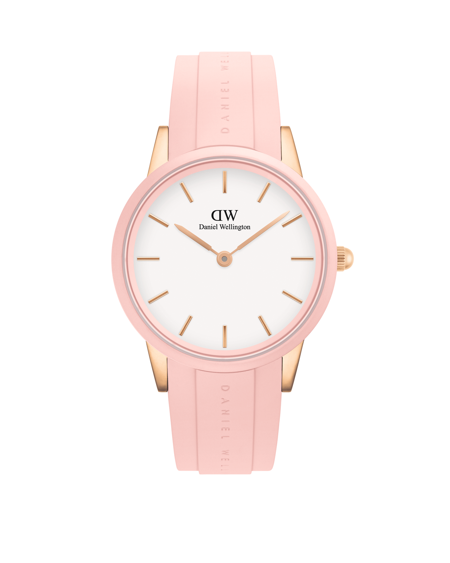Daniel Wellington Men Iconic Motion Pastel Pink (10 ATM) 40 RG White Watch - DW00100533