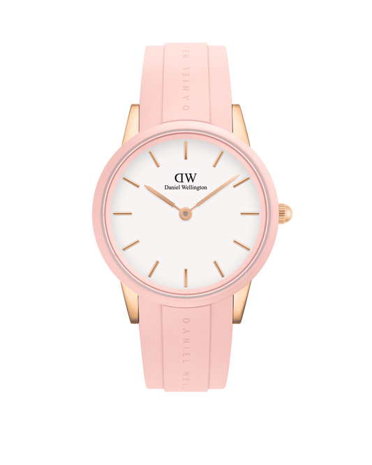 Daniel Wellington Men Iconic Motion Pastel Pink (10 ATM) 40 RG White Watch - DW00100533