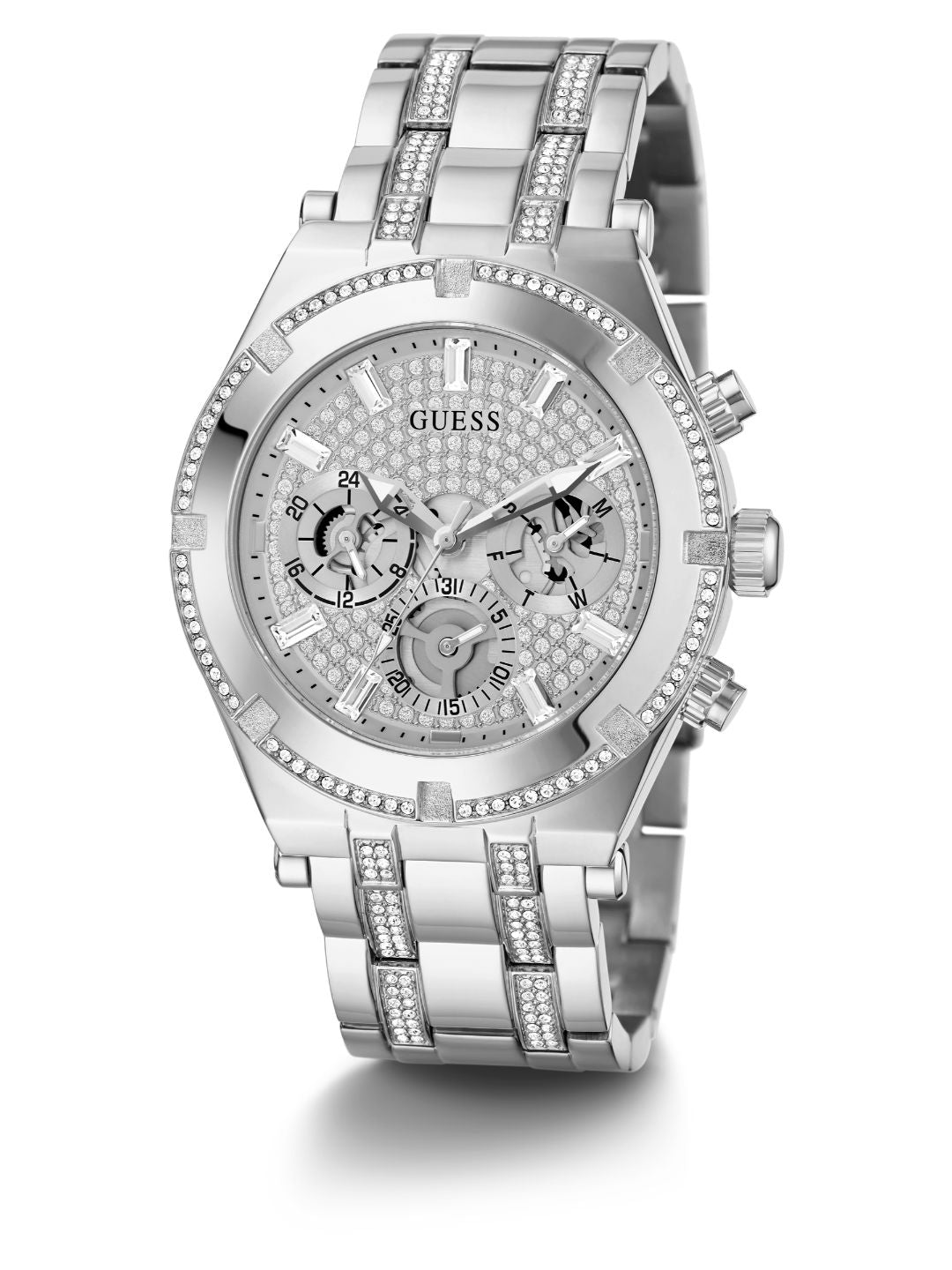 Guess Analog Silver Dial Men's Watch - GW0261G1