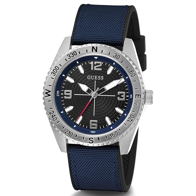 Guess Black Dial Men Analog Watch - GW0327G1