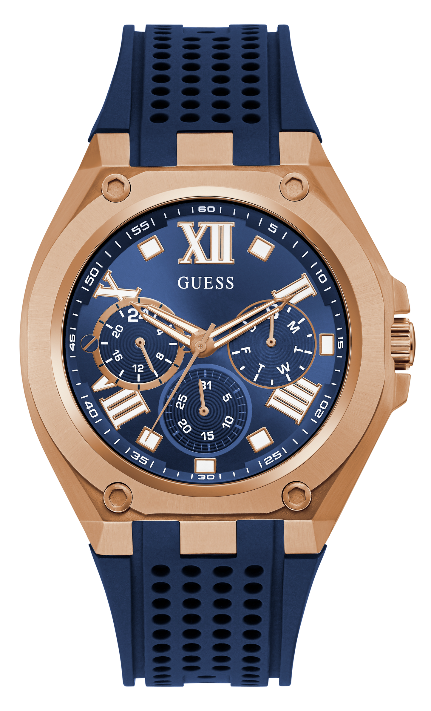Guess Men Blue Dial Analog Watch - GW0363G2