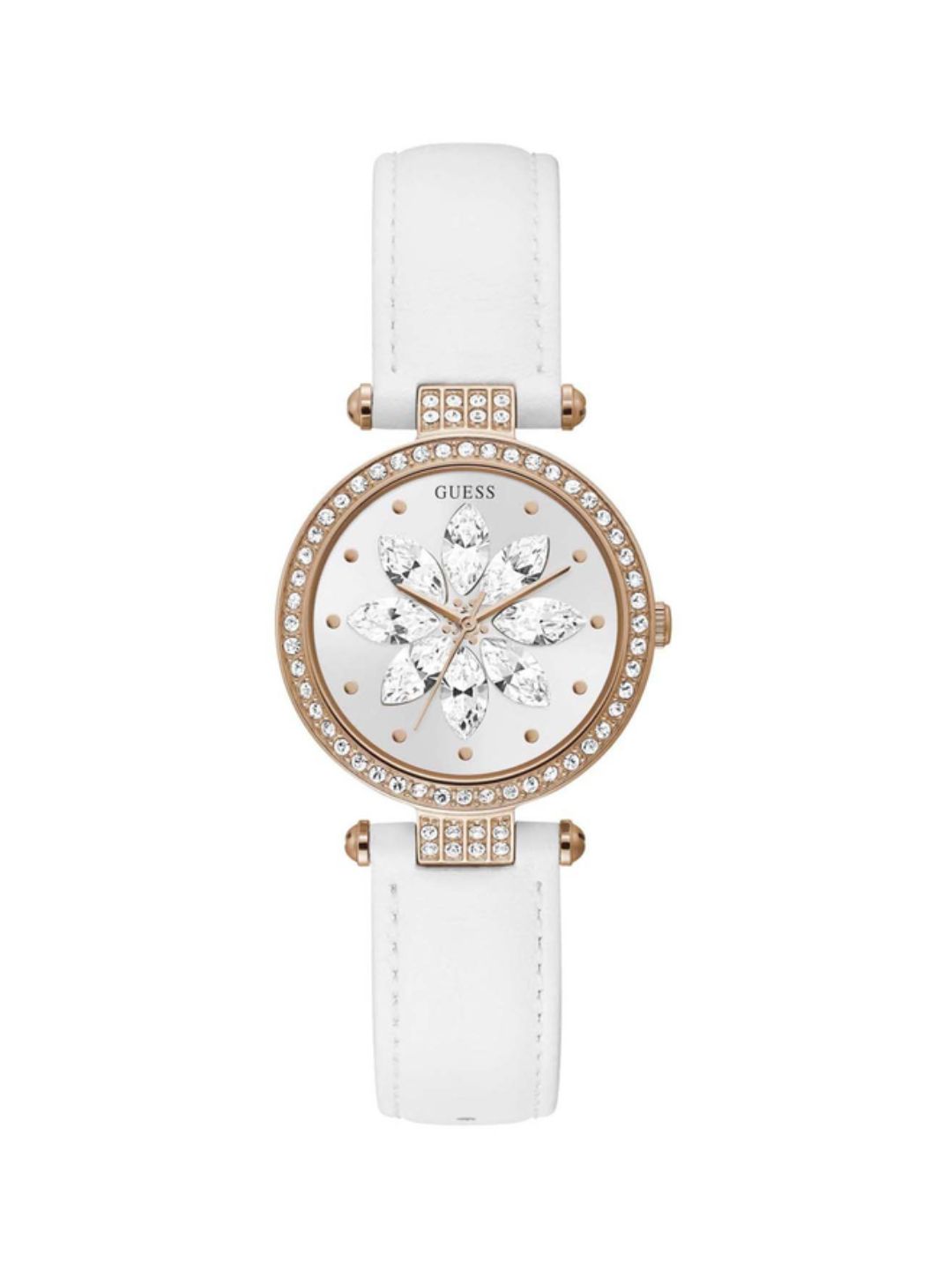 Guess Women White Dial Analog Watch - GW0382L3