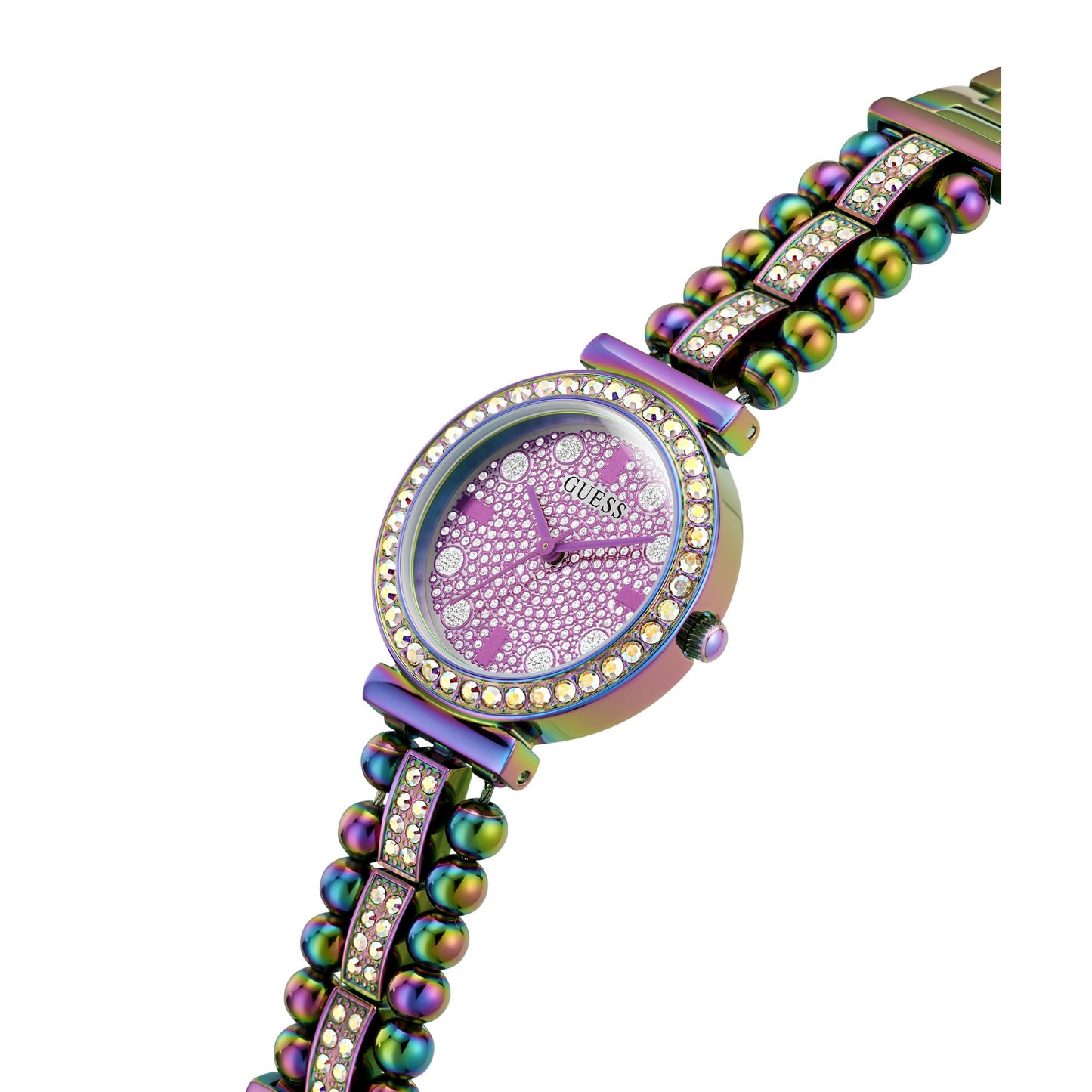 Guess Gala 30 mm Silver Dial Women Analog Watch- GW0401L4