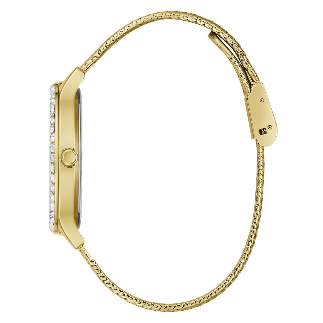 Guess Dress 38 mm Size Gold Dial Women Analog Watch - GW0402L2