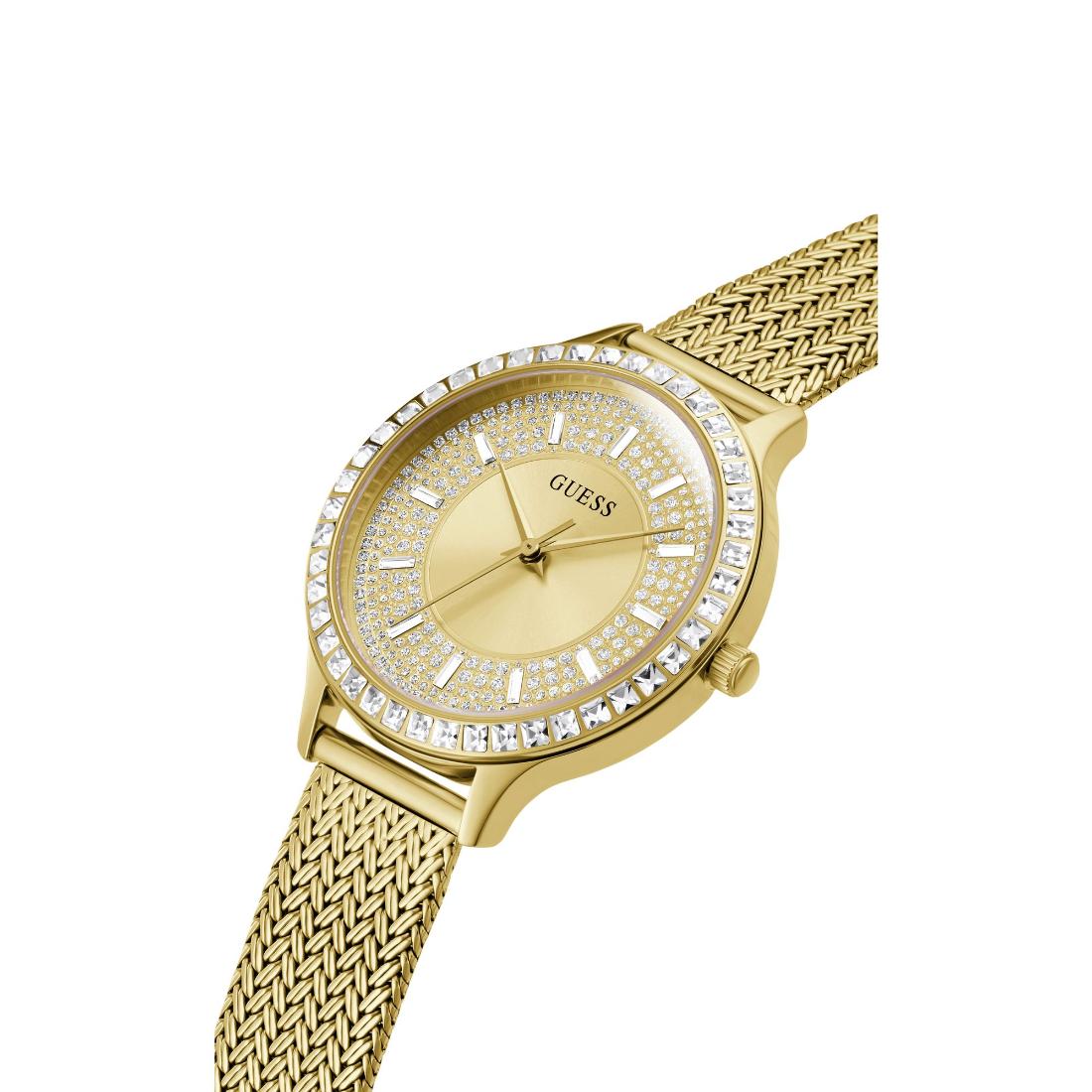 Guess Dress 38 mm Size Gold Dial Women Analog Watch - GW0402L2