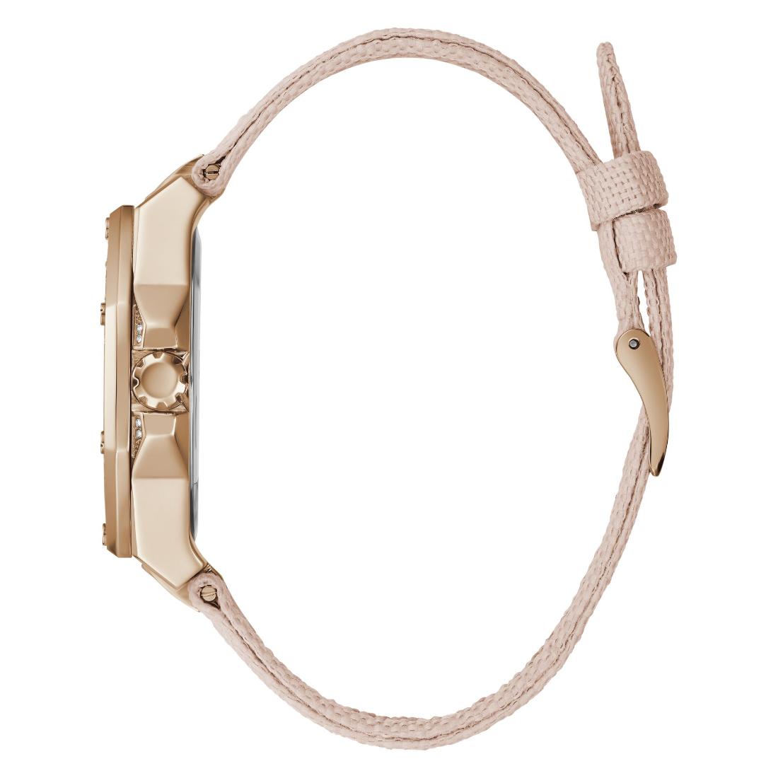 Guess Trend 39 mm Size Rose Gold Dial Women Analog Watch - GW0408L3