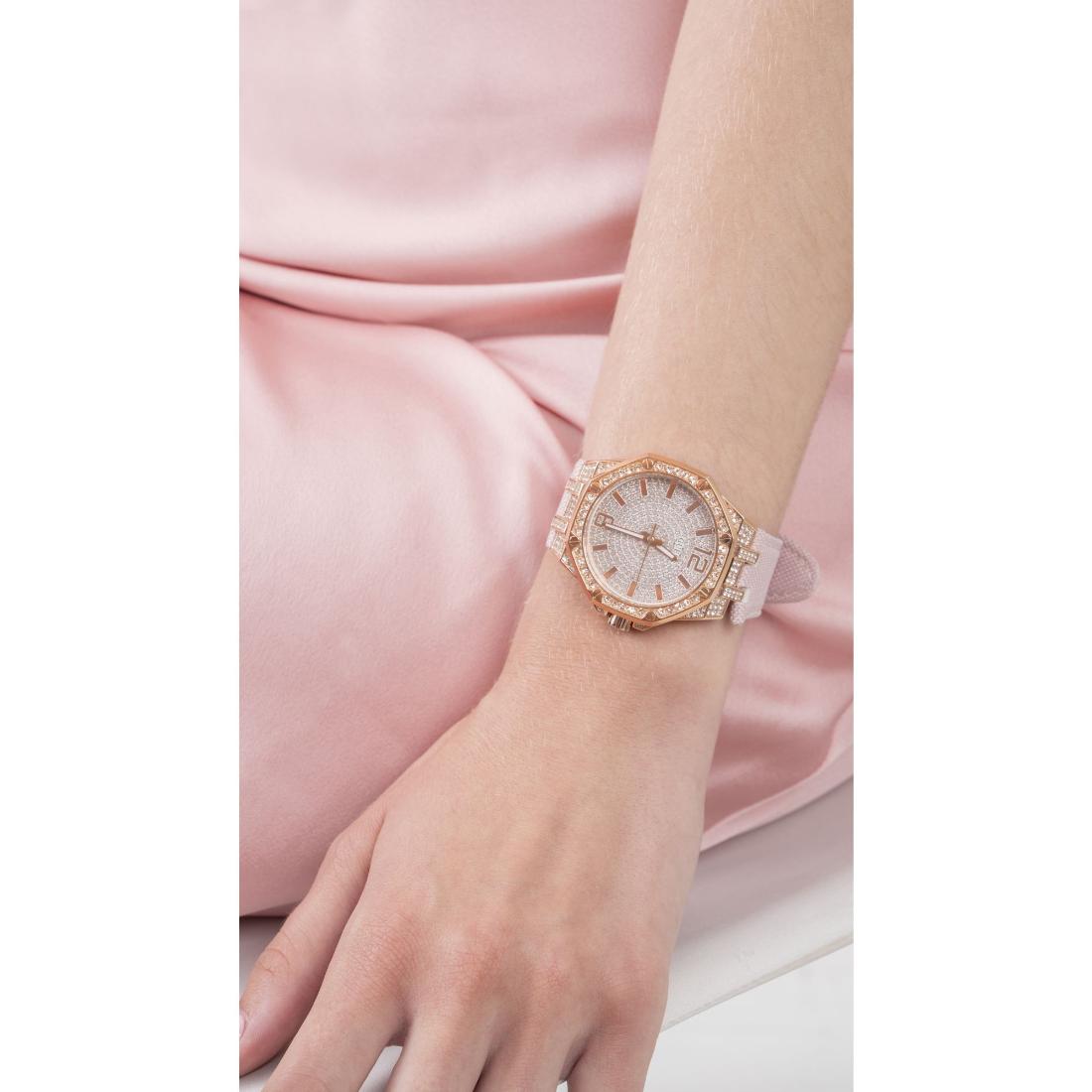 Guess Trend 39 mm Size Rose Gold Dial Women Analog Watch - GW0408L3