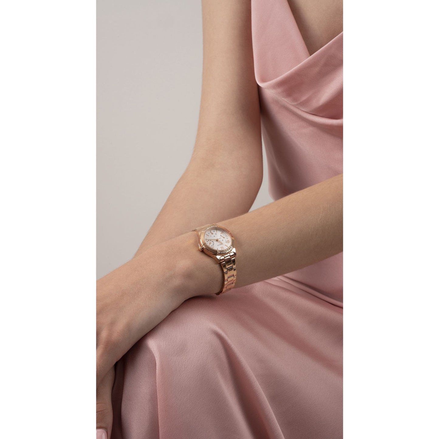 Guess GS Piper 29 mm White Dial Women Analog Watch- GW0413L3