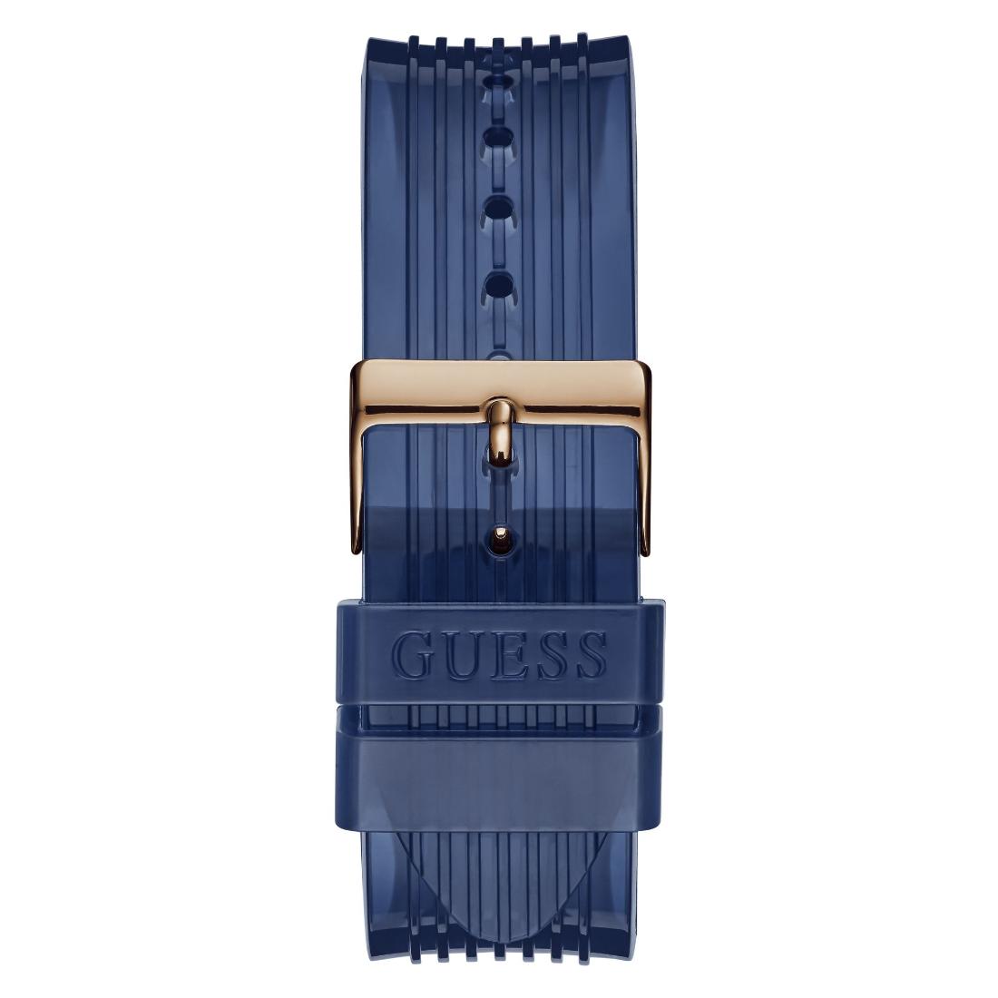 Guess Sport 46 mm Size Rose Gold Dial Men Chronograph Watch - GW0425G3