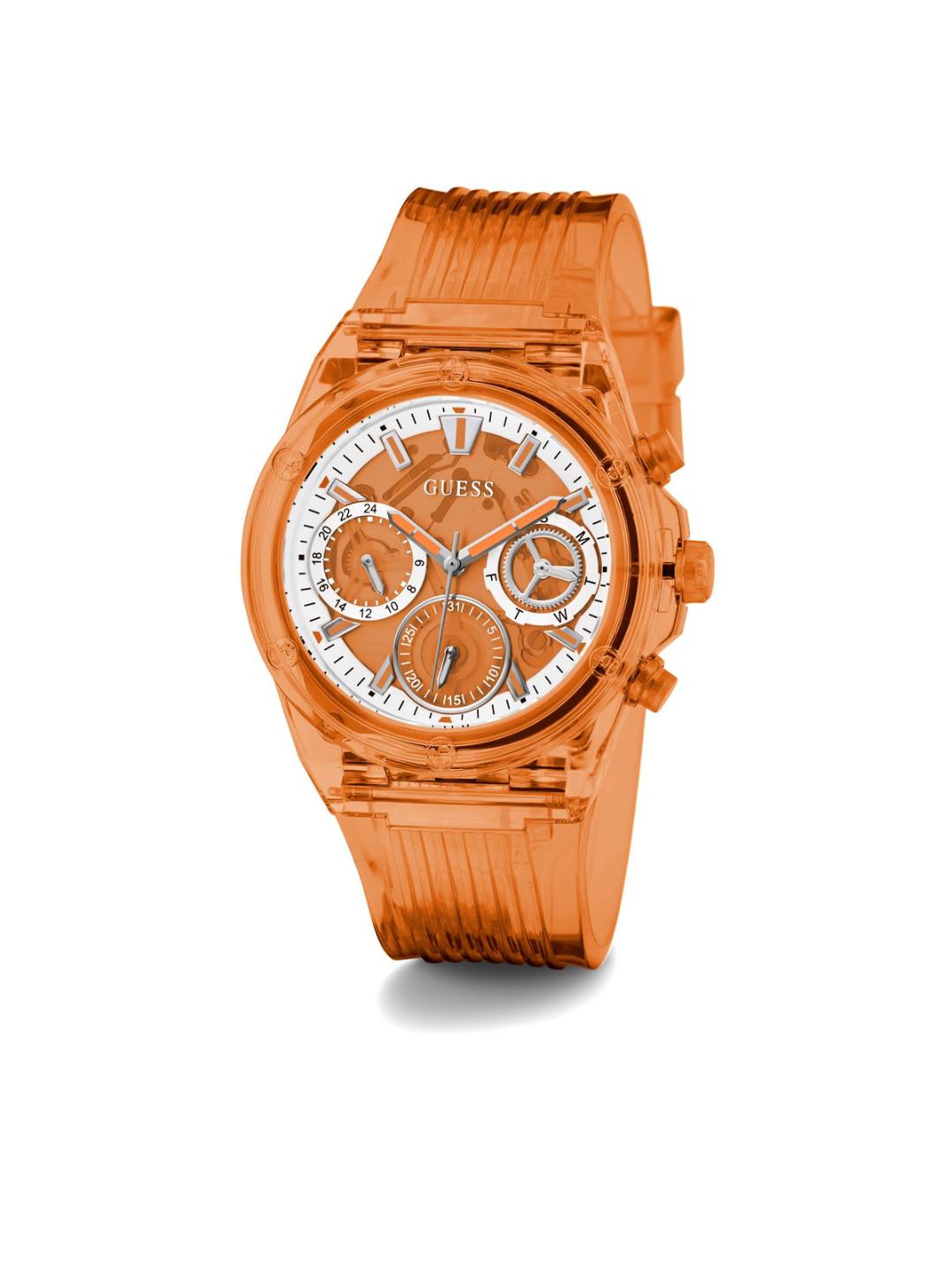 Guess Orange Dial Women Analog Watch - GW0438L5