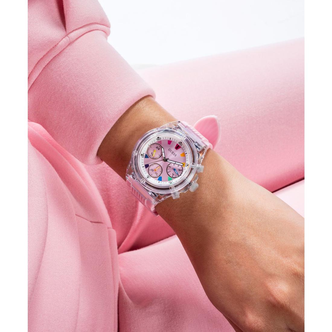 Guess Pink Dial 39 mm Women Analog Watch - GW0438L7