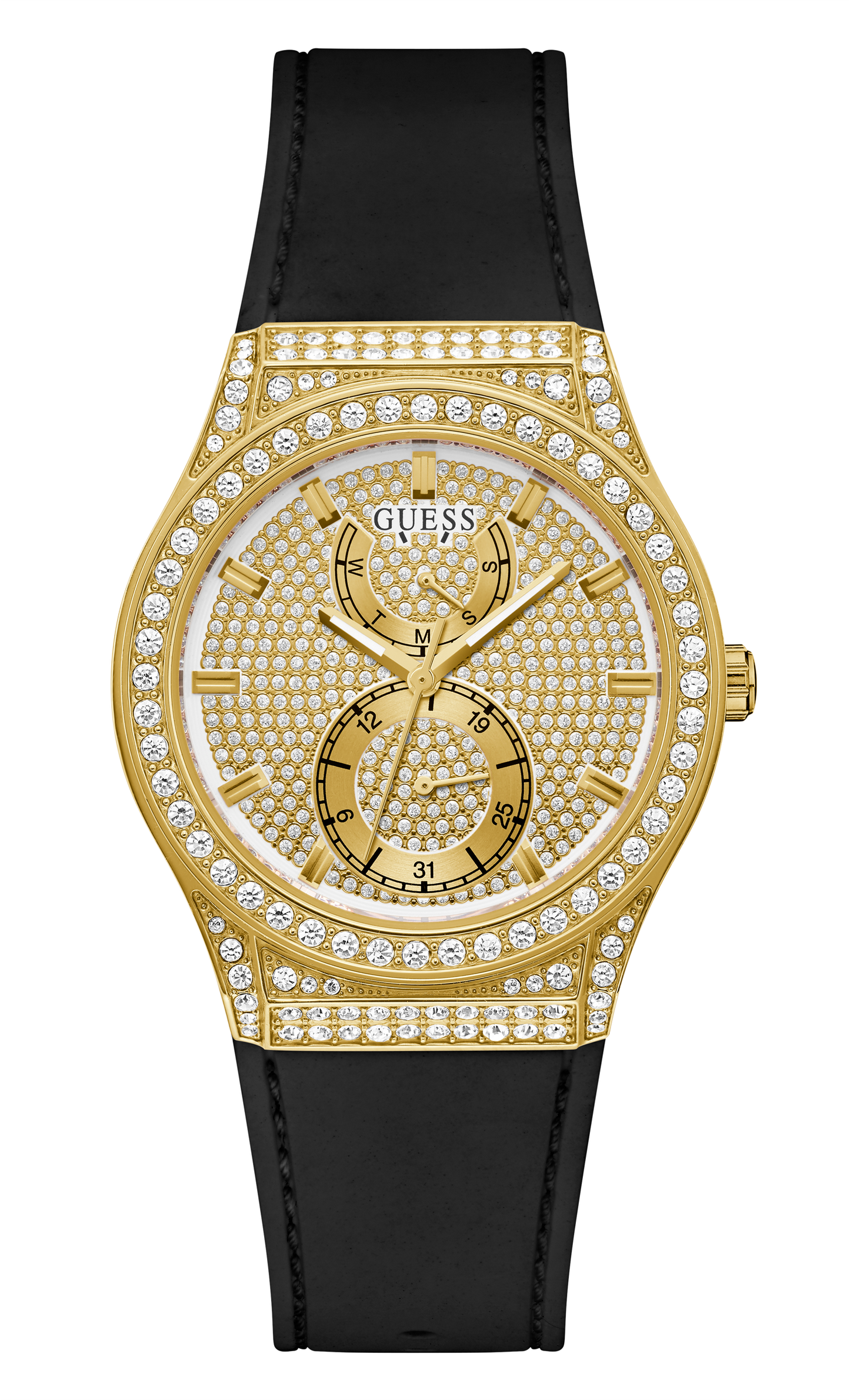 Guess Gold Dial Women Watch - GW0439L2