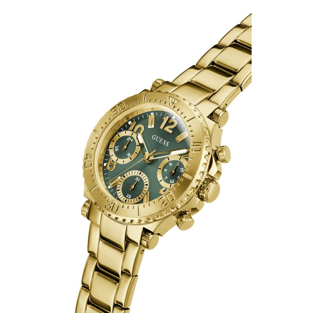 Guess Cosmic 36 mm Size Green Dial Women Analog Watch - GW0465L5
